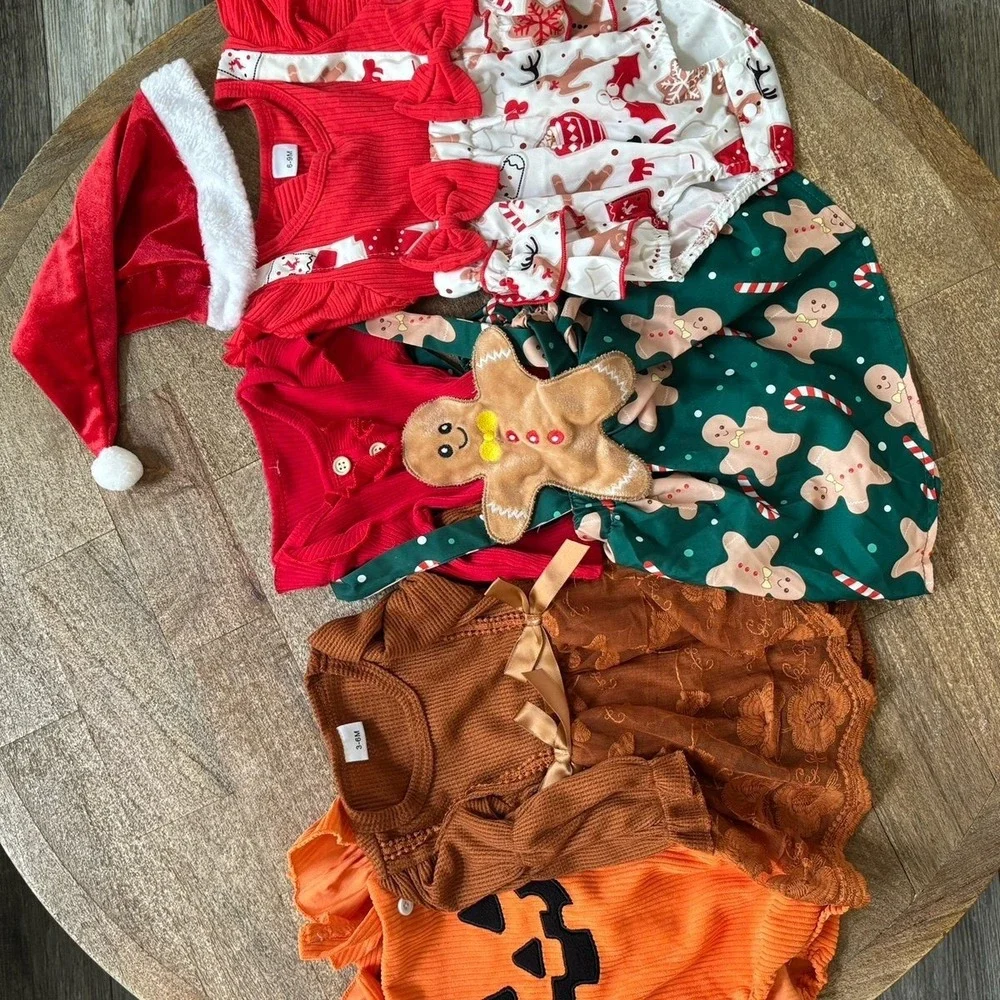 Baby girl 3-9 months‎ holiday  bundle